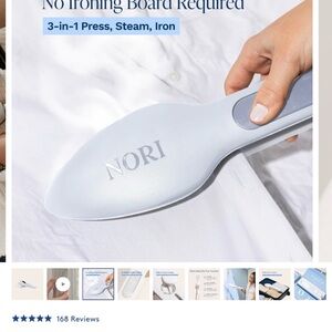 NOR 3-in-1 Press, Steam, Iron - White
